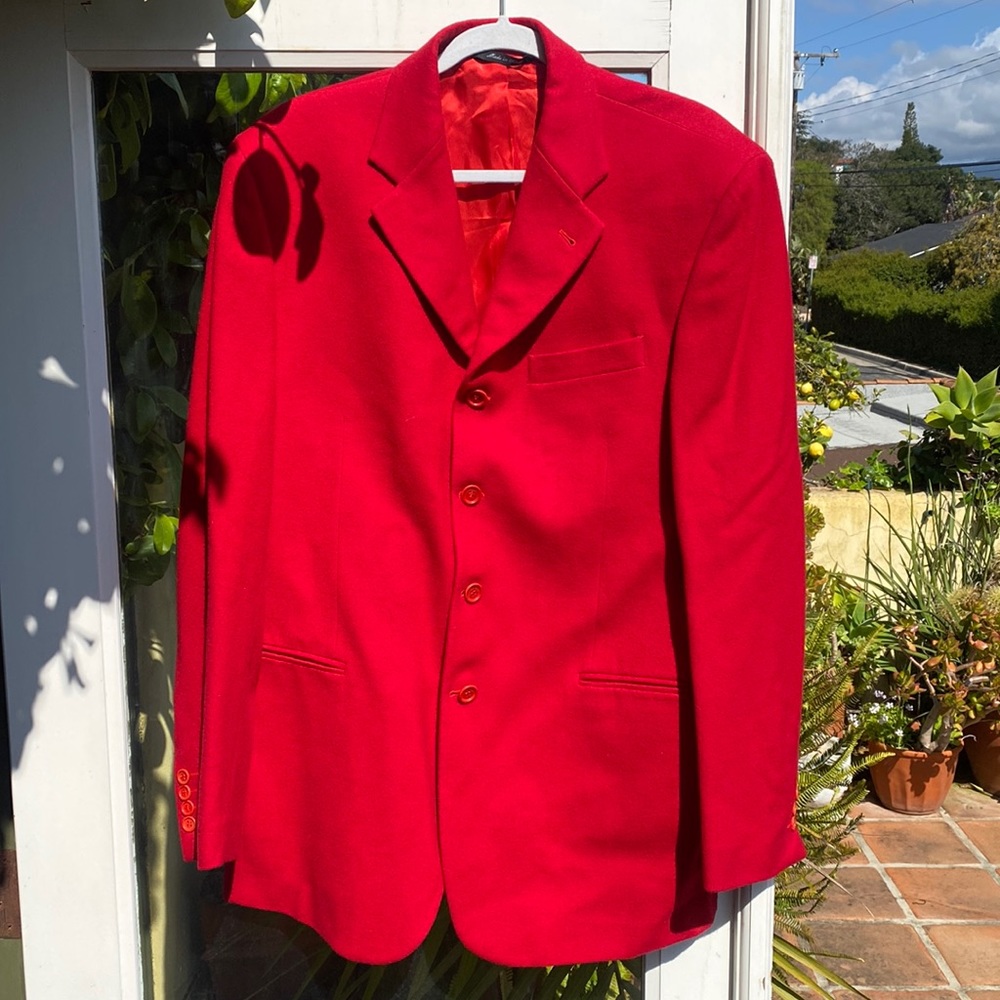 Vaneto Couture red wool jacket